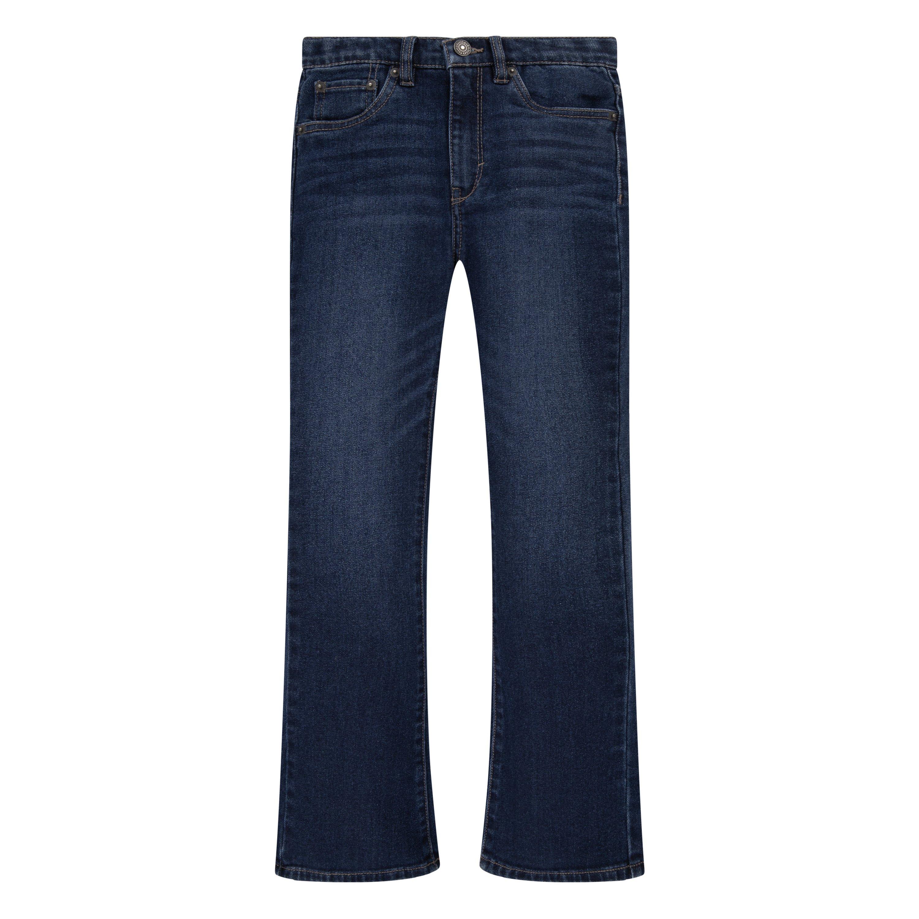 Levi's Big Girls' 726 High Rise Flare Navy Wash Denim Jeans - NAVY